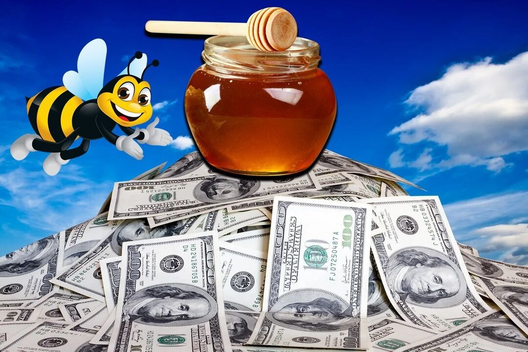 facture de miel pour attirer de l'argent