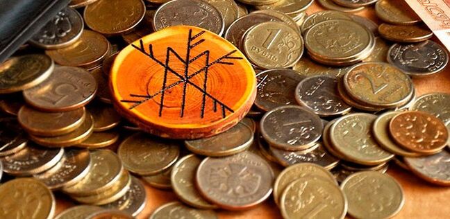 talisman d'argent runique